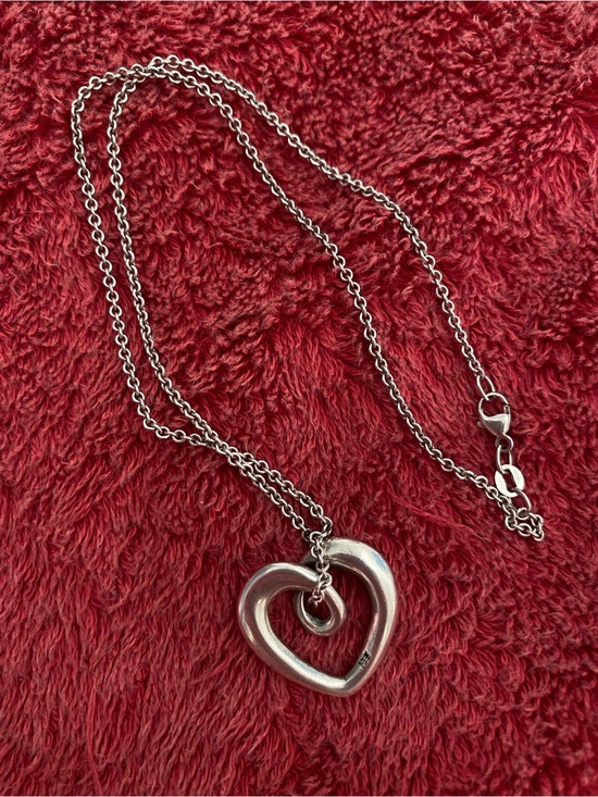 James Avery Jewelry - James Avery Floating Heart Strings Necklace Retired Sterling Silver
